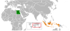 Location map for Egypt and Indonesia.