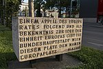 Europa-Gedenkstein