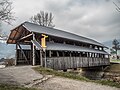 Gedeckte Holzbrücke von 1939 über die Laui