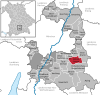 Lage der Gemeinde Hohenbrunn im Landkreis München