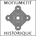 Logo monument historique - noir encadré.svg