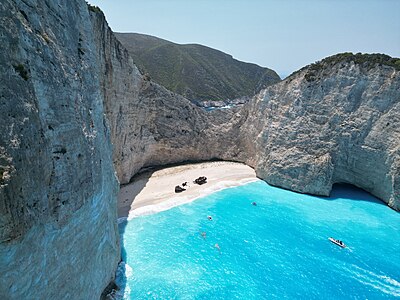 Navagio Beach, by Wilnel José Verdú Guerrero