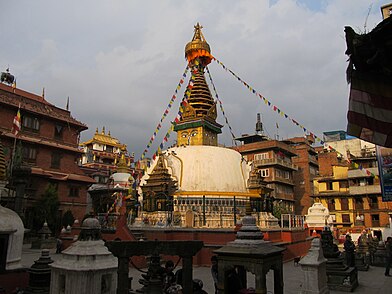 Stupa Kathesimbhu, Thamel, Katmandu.