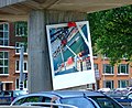 Rotterdam kunstwerk polaroid viaduct over Gordelweg