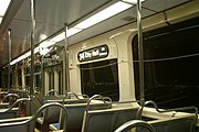 Interior of a Series 9000 car