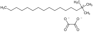 Strukturformel von Tetradecyltrimethylammoniumoxalat