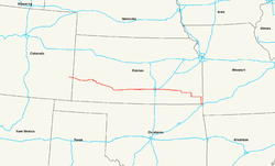 Karte des U.S. Highways 400