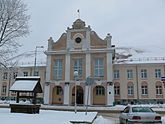 Ehemaliges Woiwodschaftsgebäude in Nawahrudak, Belarus