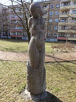 Weiblicher Torso, See, 1989