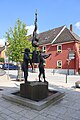 Zoigl-Skulptur auf dem Neuhauser Marktpodest