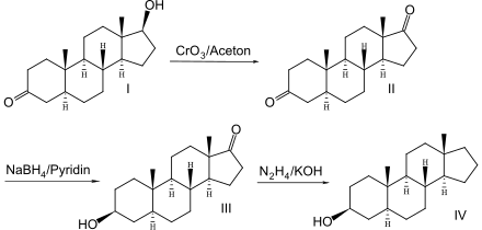 Androstanolsynthese