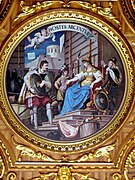 Östliches Mittelbild, mit „Minerva Bellona“ (der Kriegsgöttin)