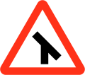 Traffic merges from right