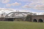 Railway bridge carrying the Windsor–Slough line over the Thames