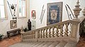 The grand staircase of the western part of the castle, 18th century.