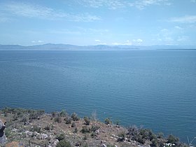 Lake Sevan near Hayravank Monastery