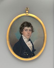 Portrait of Isaac O'Brien L. McPherson by Fraser, 1823, now in the Metropolitan Museum of Art