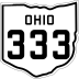 State Route 333 marker