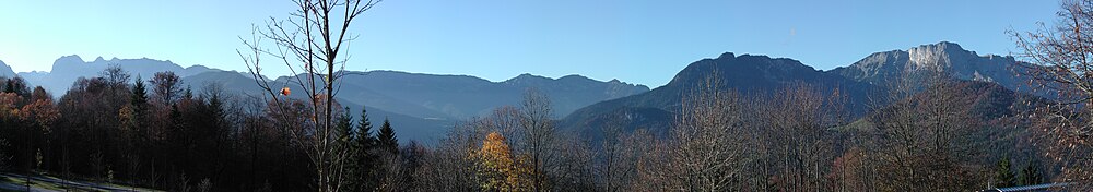 Panorama vanaf de Obersalzberg