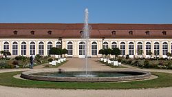 Orangerie mit Teilansicht des Hofgartens