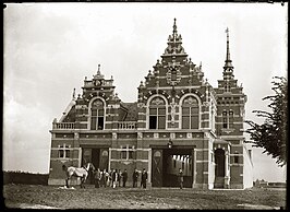 De tramremise in september 1893. Foto: Jacob Olie