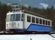 Triebwagen Nr. 6 der Bayerischen Zugspitzbahn mit Sicken in den Sei­ten­wänden zur Masseeinsparung (1978)