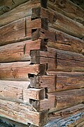 Cabin log constructions without residues