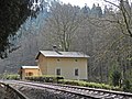 Bahnwärterhaus mit Nebengebäude (Einzeldenkmale zu ID-Nr. 09302093)