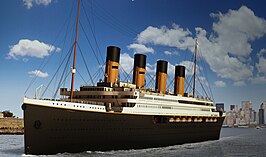 3D Rendering van de Titanic II