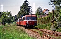 Ausfahrt aus Heiningen Richtung Eschenbach