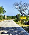 Sign entering Biovičino Selo