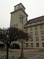 Bogenlampen-Kandelaber am Rathaus Tempelhof, 2020