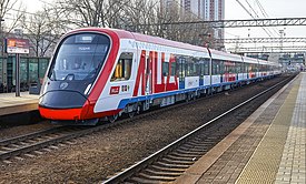 Electric train EG2Tv "Ivolga" at Odintsovo railway station