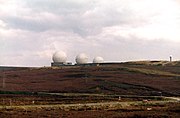 Cold War satellite tracking station at RAF Fylingdales, North Yorkshire