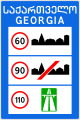 Speed limits indicator