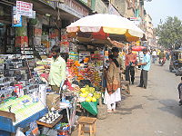 A part of Chandni Chowk Street