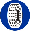 C-18 "mandatory usage of snow chains"