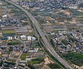 Shin-shin Bypass (limited-access highway) Seiro Interchange in Seirō, Niigata Prefectire