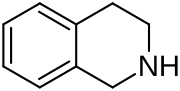 Structuurformule van tetrahydro-isochinoline