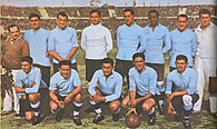 1930'daki ilk turnuvayı kazanan Uruguay millî takımı.