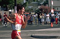 Guillaume Leblanc wurde Zweiter über 20 km Gehen 1992