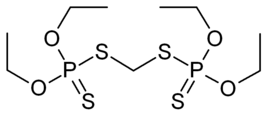 Structuurformule van ethion