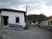 Straat in Guarita