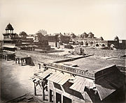 Jama Masjid in Agra, 1870