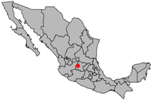 León'un Meksika'daki Yeri