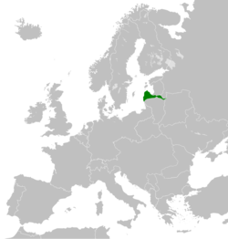 Avrupa'da Kurlandiya ve Semigalya Dükalığı (1918)