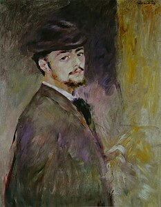 Self-portrait of Pierre-Auguste Renoir (1876)