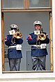 Musik der Burgwache bei der Wachablösung im Ersten Burghof