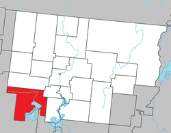 Location within Abitibi RCM