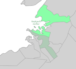 Location of Zona Zgjedhore Veriore e Reykjavik